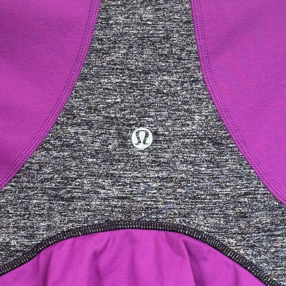 Lululemon RARE Define Ruffles Yogi Dance Jacket Ruffle Dewberry Zip Pockets Mesh - Picture 7 of 16